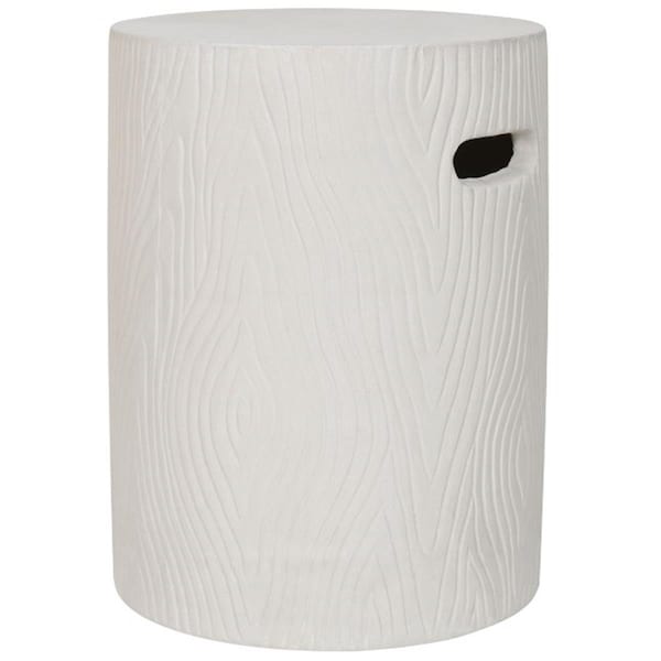 Safavieh Trunk Concrete Accent Table- Ivory - 16.5 x 14.9 x 14.9 in. VNN1004B - main